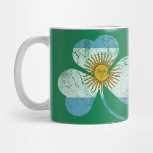 Argentina Flag Shamrock St Patrick's Day Argentine Mug